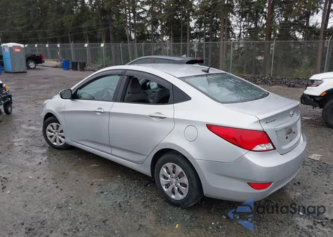 2015 Hyundai Accent Gls from USA, damaged, VIN KMHCT4AE9FU885852